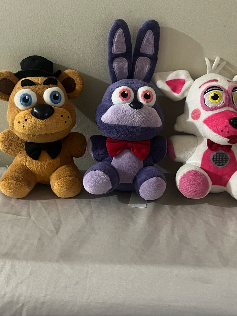 FNAF bonnie, freddy and fun time foxy all new